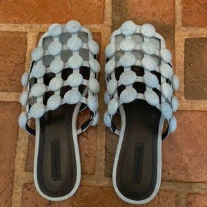 Alexander Wang Amelia Mules in denim